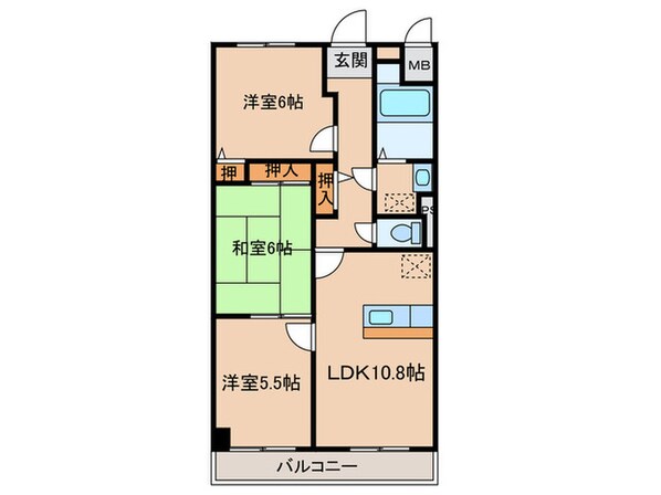 ラポ－ト小林の物件間取画像